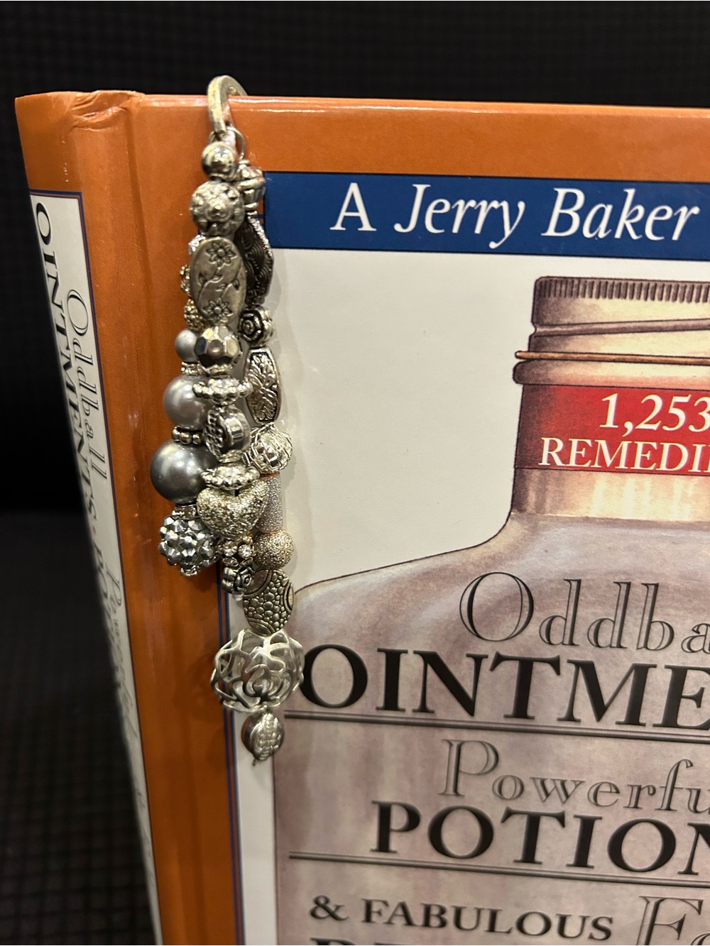 Silver Cluster Beaded Bookmark - Home Accents